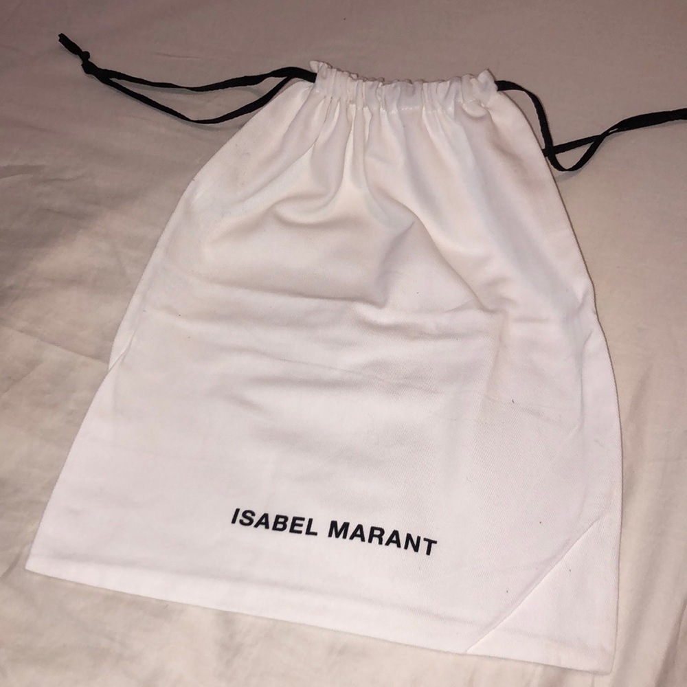 Isabel marant white dust bag 13.75x11.75 inches